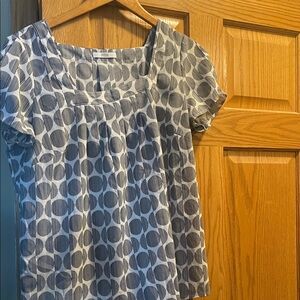 Marks & Spencer Black and White Geometric Blouse